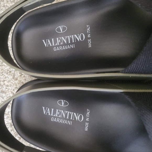 Valentino Sandals Black Olive NEW NIB size 40 Men\'s main image 4